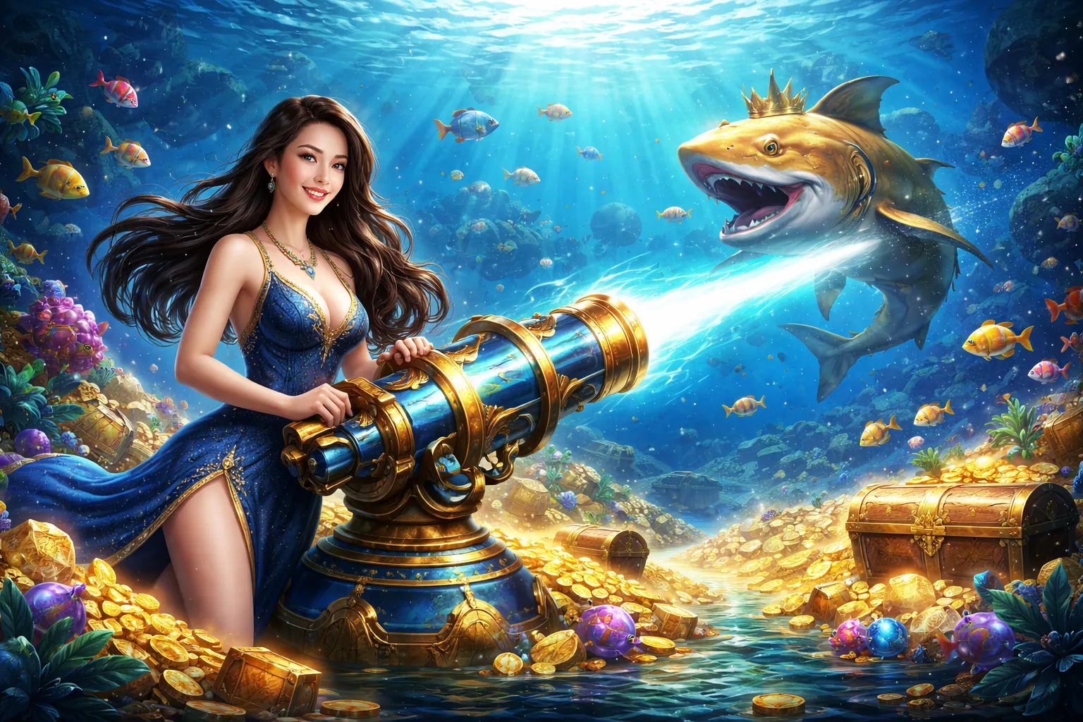 Nền tảng bắn cá DF999 với đồ họa đại dương sống động